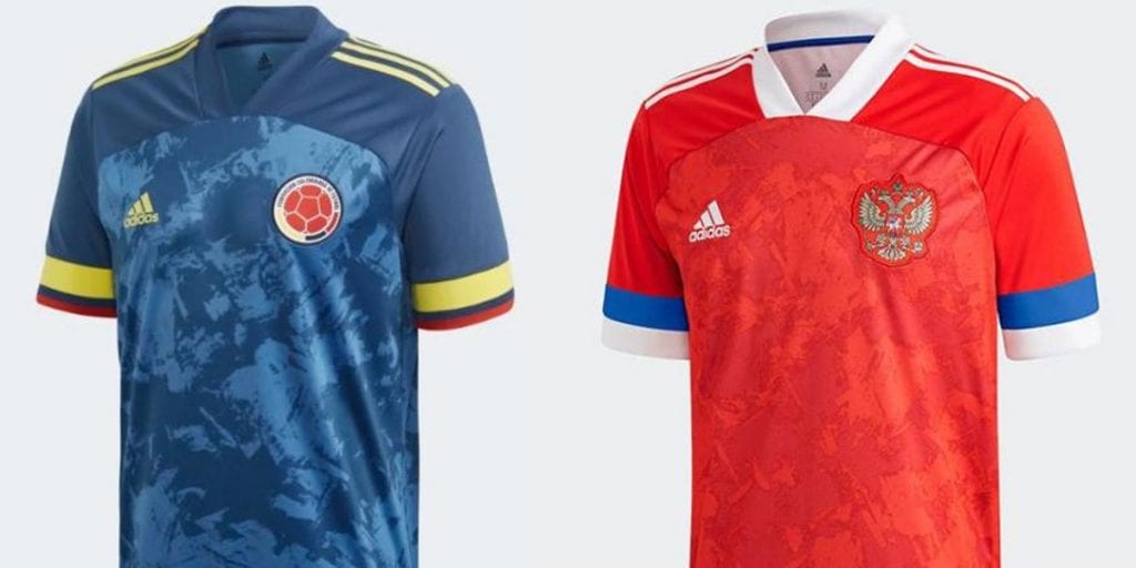 Selección rusa pide cambio en su camiseta por ser similar a la de Colombia