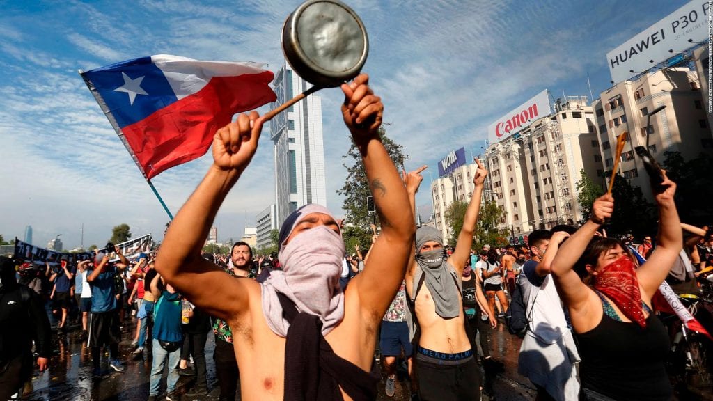 ¿Violación de derechos humanos durante las protestas en Chile?