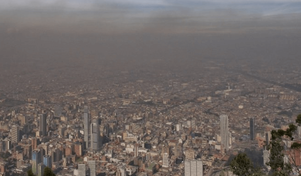 mala calidad del aire en Bogotá