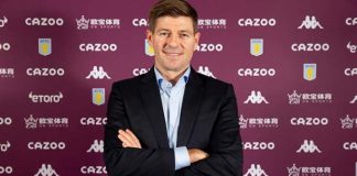 Steven Gerrard es el nuevo director técnico del Aston Villa